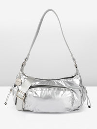 DressBerry Textured Structured Shoulder Bag