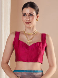 Saree mall Ethnic Motifs Zari Silk Blend Paithani Sarees