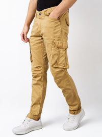 SPYKAR Men Regular Fit Mid Rise Cargos