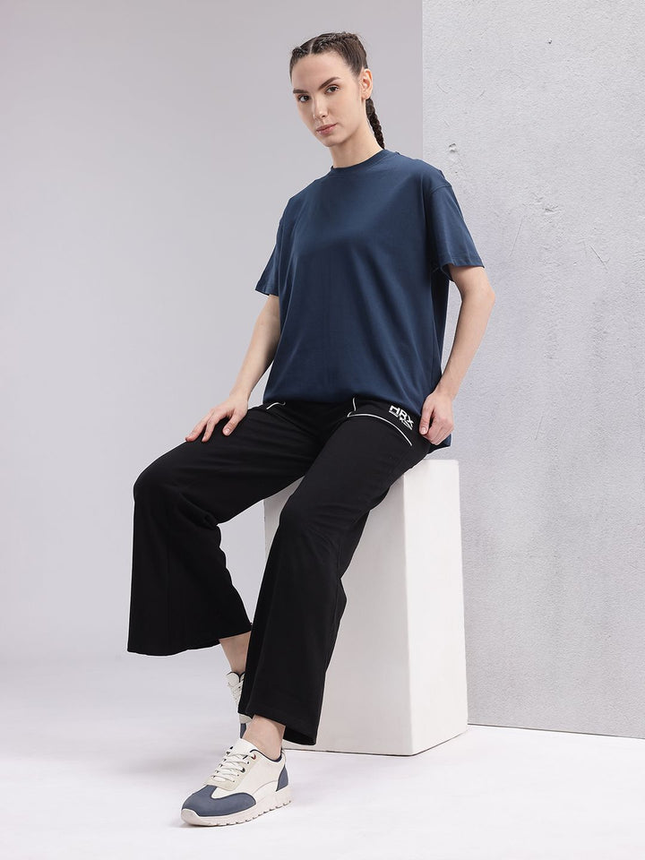 HRX by Hrithik Roshan Graphic Printed Drop-Shoulder Sleeves T-shirt