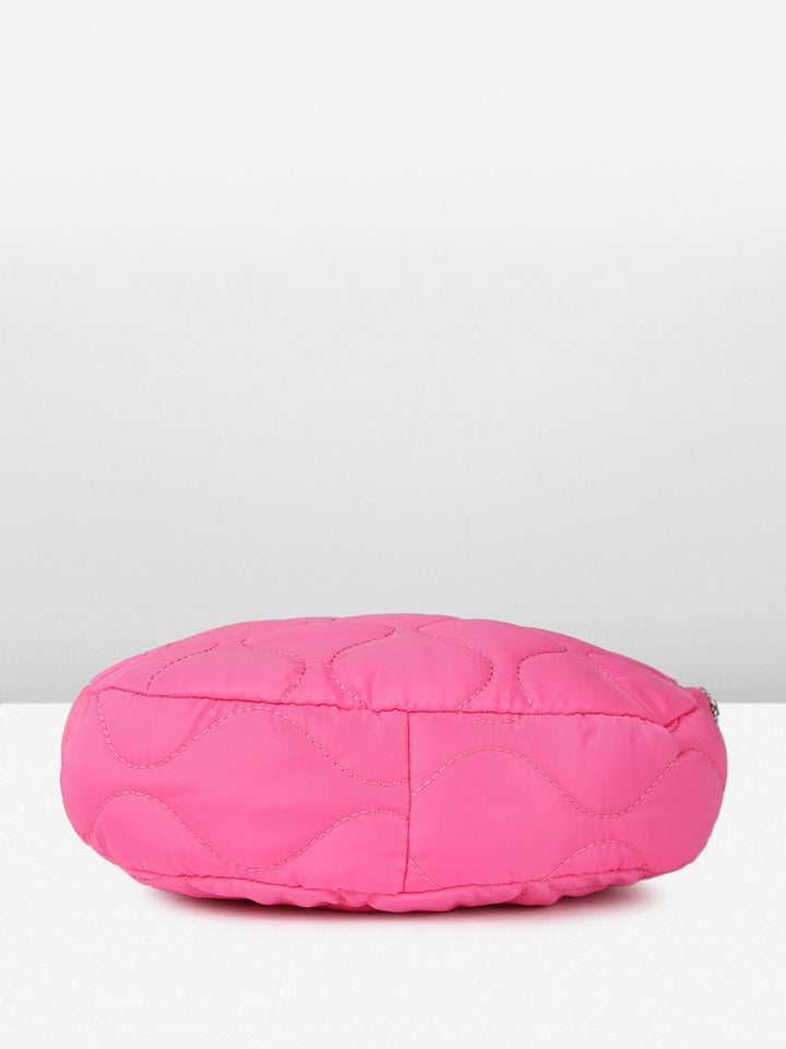 DressBerry Structured Quilted Shoulder Bag
