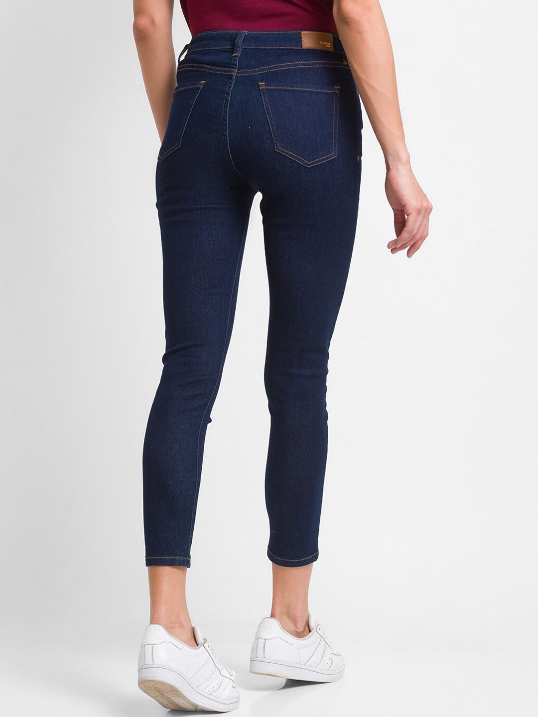 SPYKAR Women Blue Super Skinny Fit High-Rise Jeans