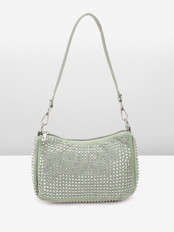 Lino Perros Embellished Structured Shoulder Bag