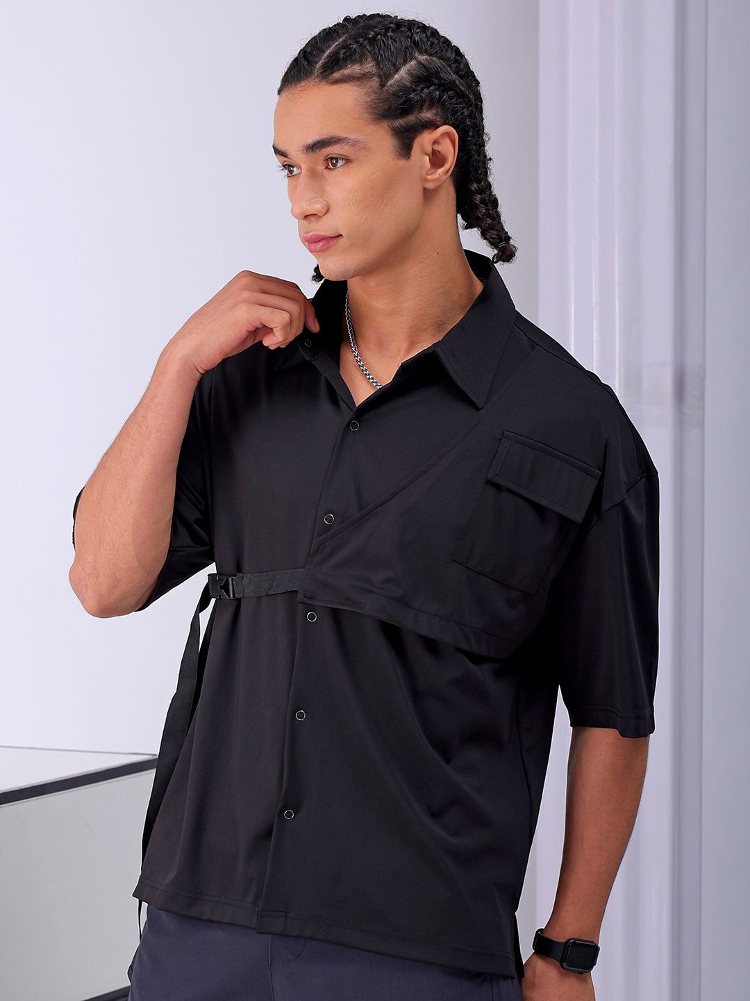 The Indian Garage Co Men Boxy Opaque Casual Shirt