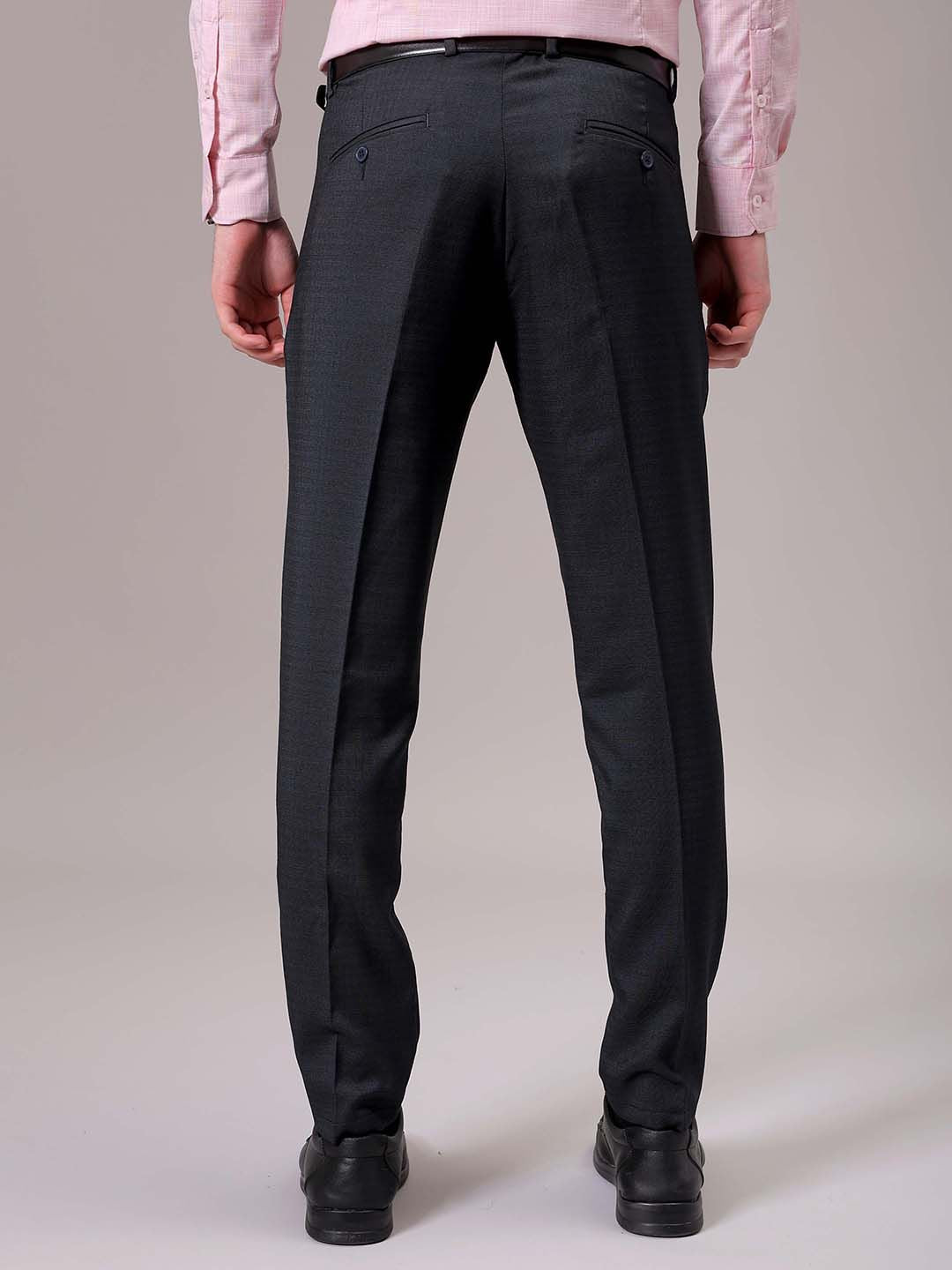 The Indian Garage Co. X Luxe Men Checked Slim Fit Trousers