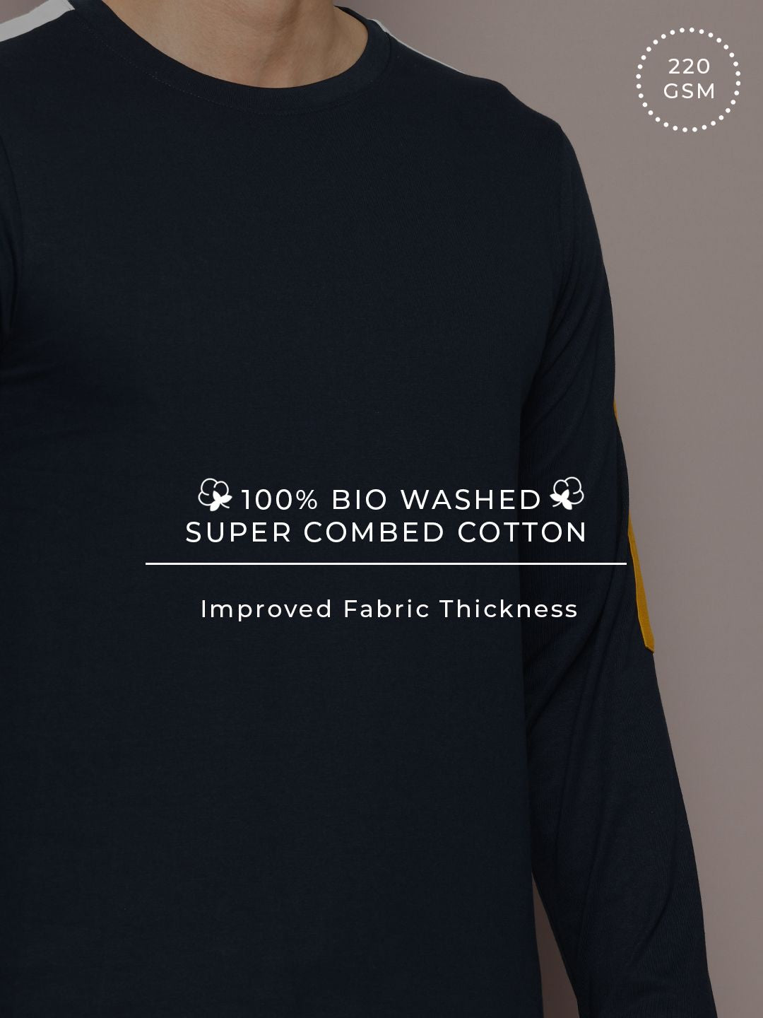 DILLINGER Pure Cotton Long Sleeves T-shirt