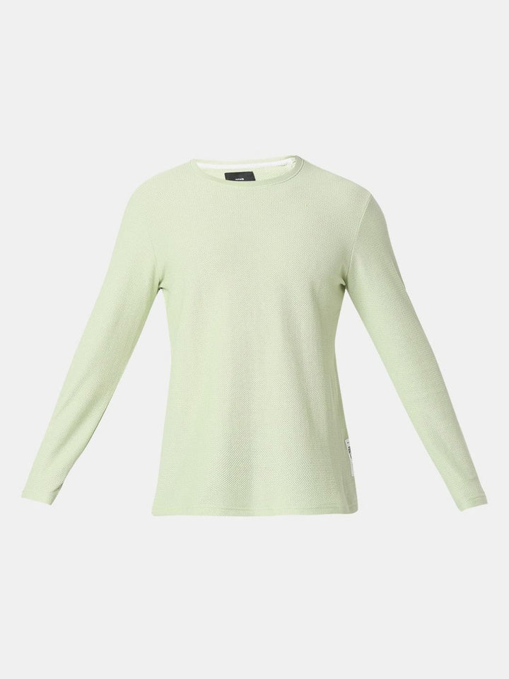SPYKAR Men Solid Round Neck Cotton T-shirt