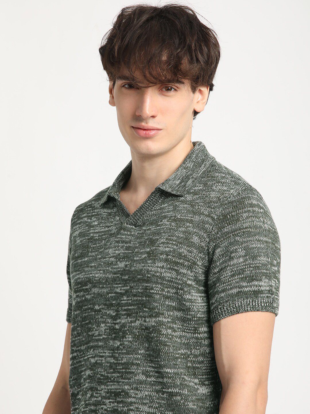 THE BEAR HOUSE Knitted Regular Fit Polo T-Shirt
