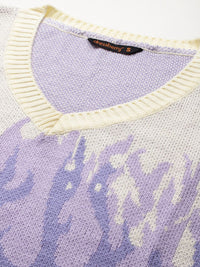 DressBerry Women Self Design Acrylic Sweater Vest