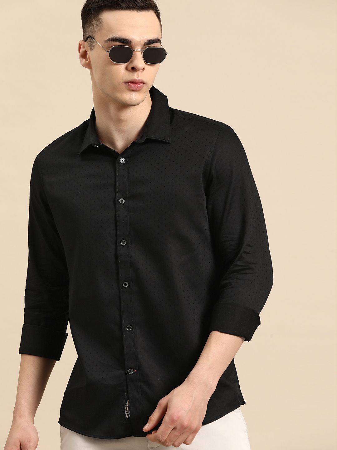 Being Human Slim Fit Pure Cotton Shirt