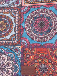 Motif Etnik ZOUK Beg Bahu Jute Berstruktur Bercetak Sehingga 16 inci