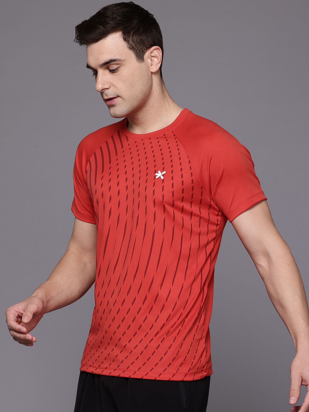 HRX by Hrithik Roshan Printed Rapid-Dry Training T-shirt