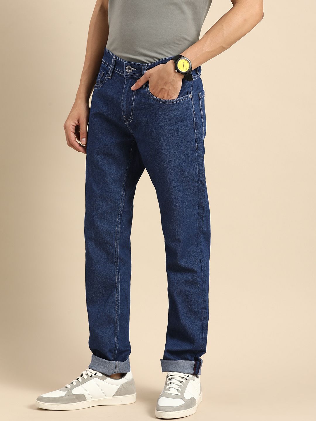 Being Human Men Blue Slim Fit Stretchable Jeans