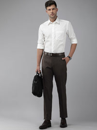 Park Avenue Men Solid Formal Trousers