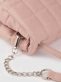 Lino Perros Pink Quilted Satchel