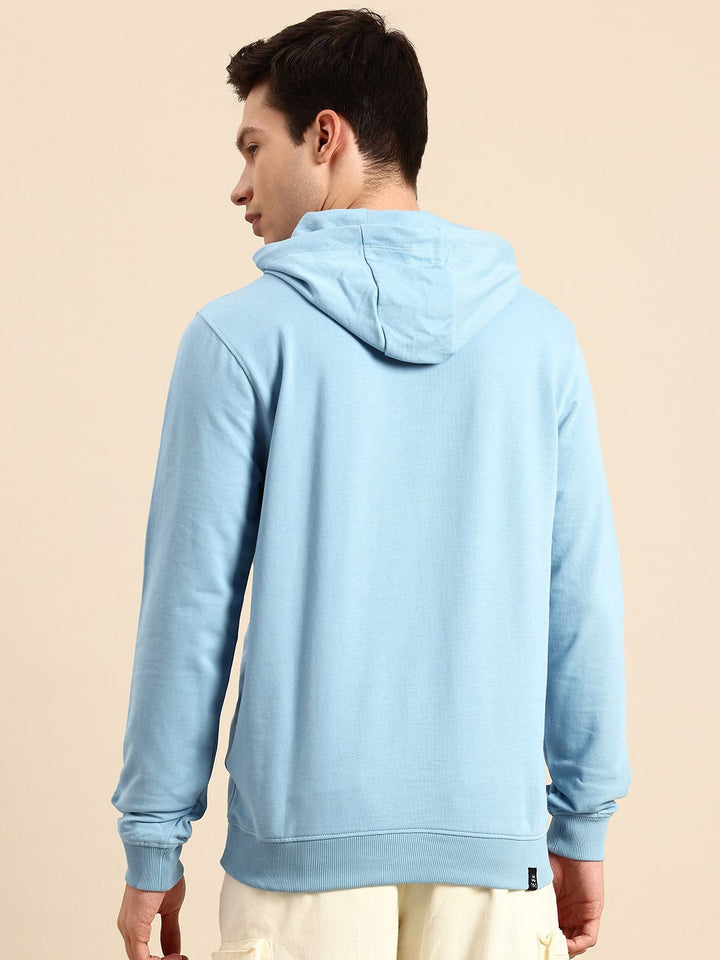 Being Human Pure Cotton Brad Logo Printed Hooded Sweatshirt