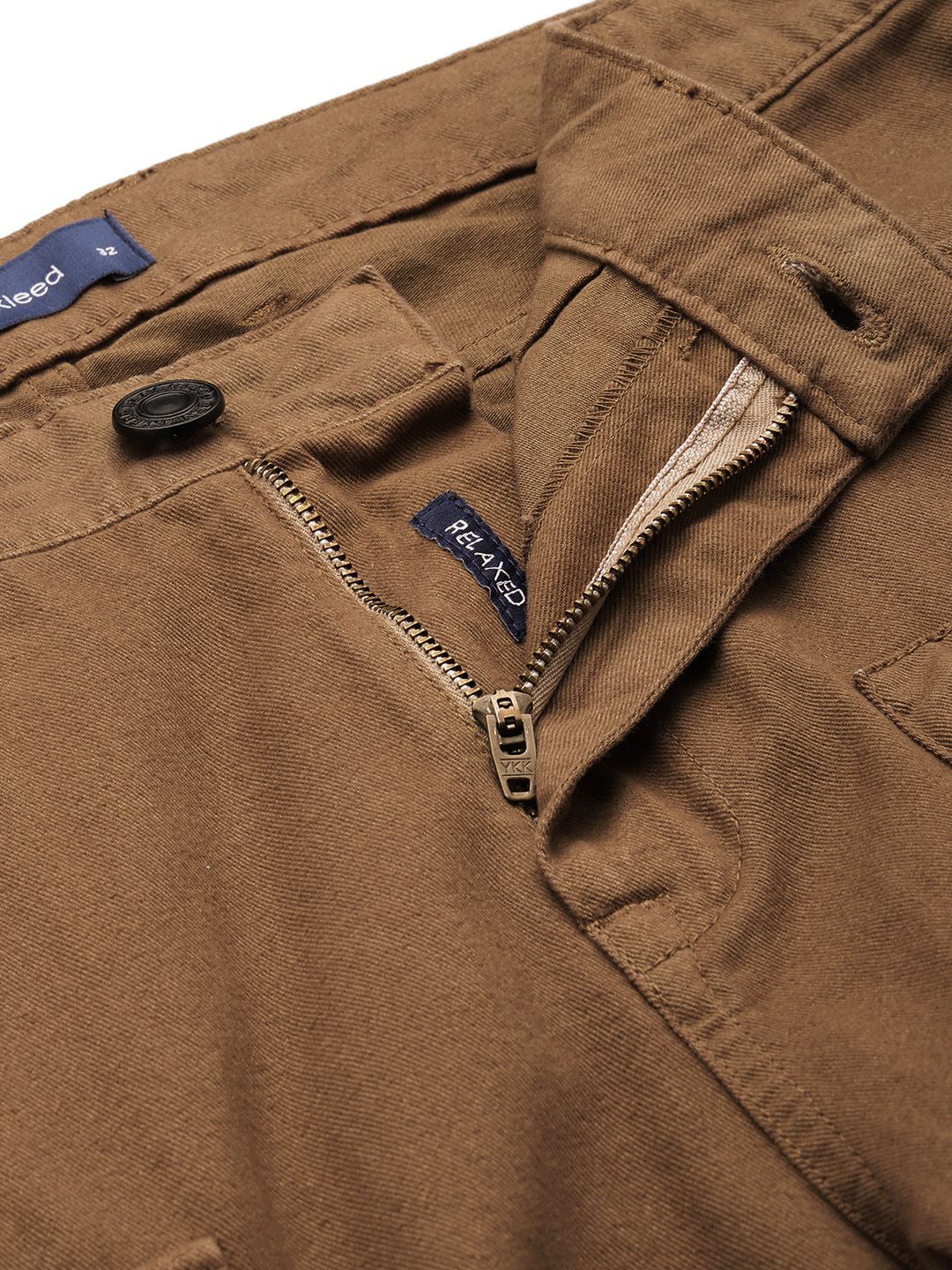 Bene Kleed Men Pure Cotton Relaxed Fit Cotton Cargos Trousers