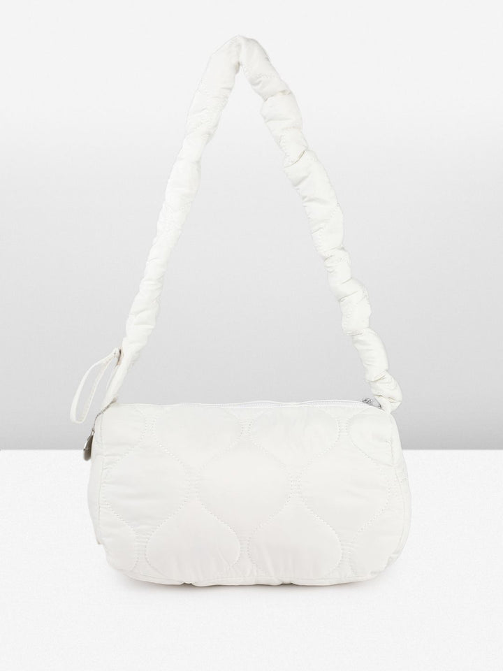 DressBerry Structured Quilted Shoulder Bag