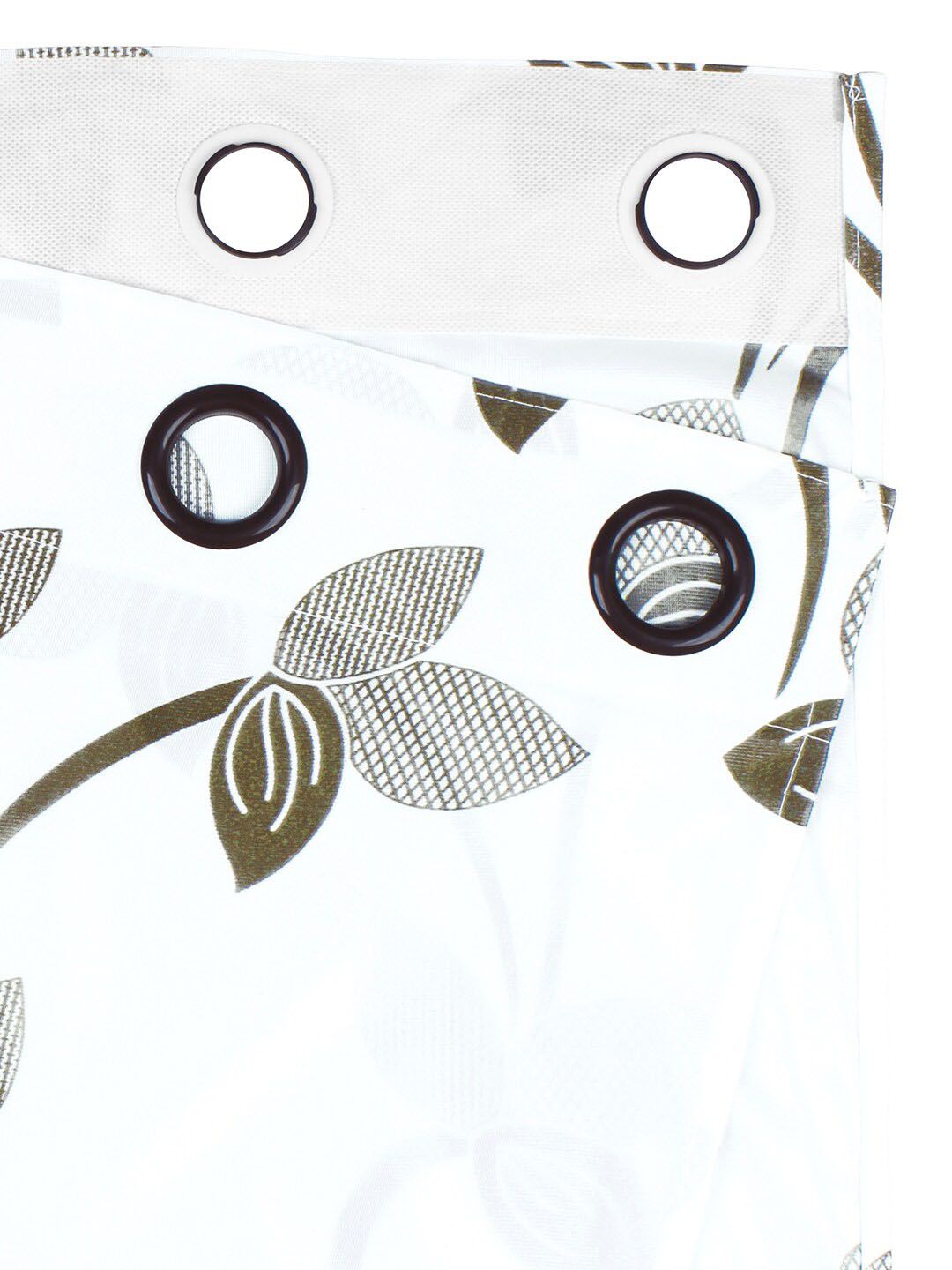 Story@home Nature White & Grey Set of 2 Floral Door Curtains