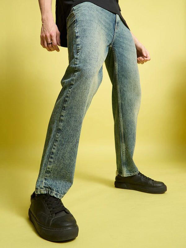 Bene Kleed Men Relaxed Fit Light Fade Jeans