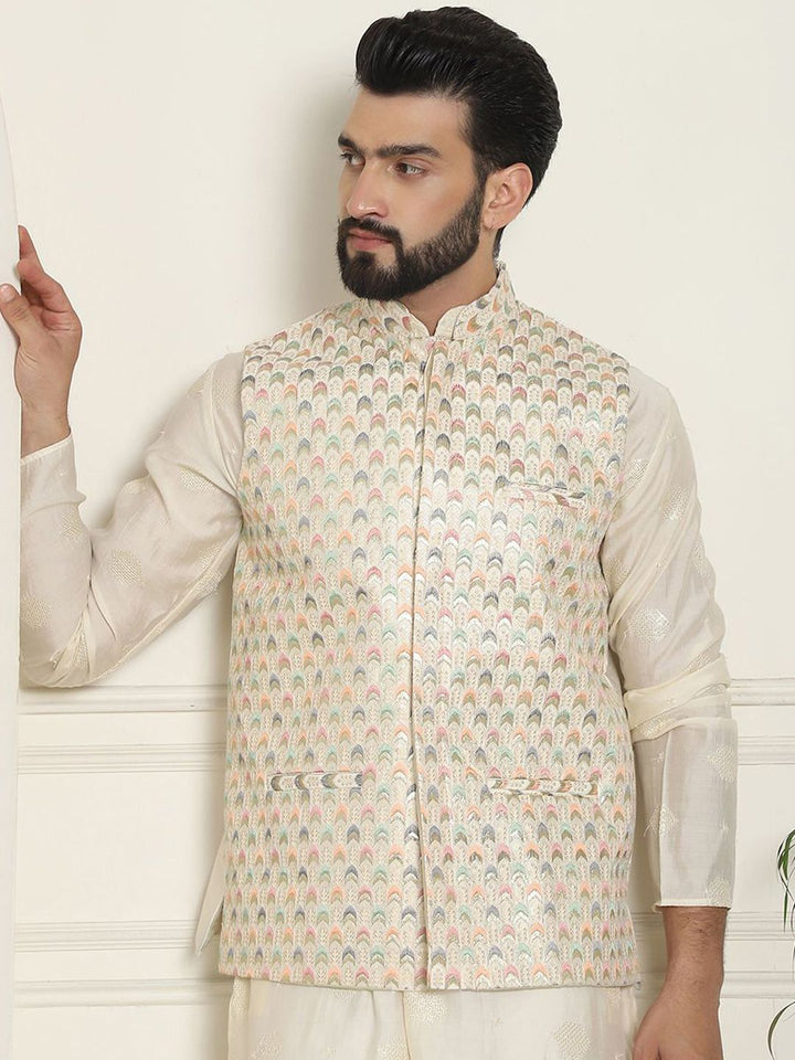 SOJANYA Jaket Nehru Sulam Lelaki