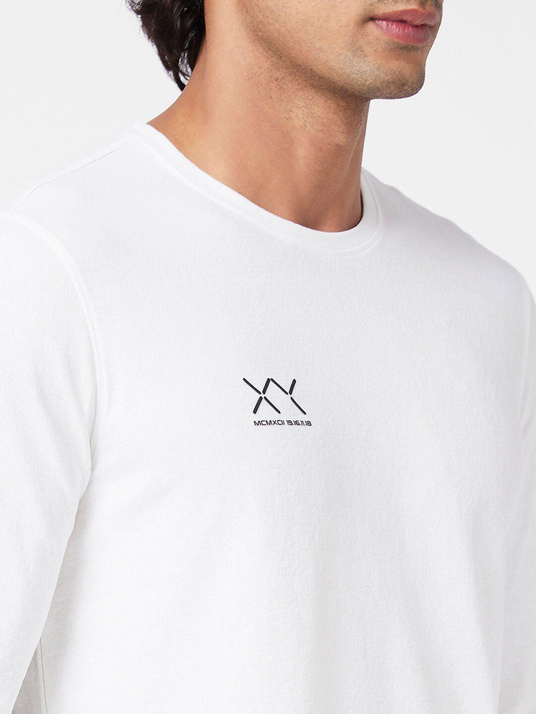 SPYKAR Long Sleeves Slim Fit Cotton T-shirt