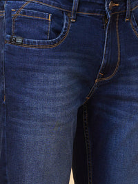Being Human Men Slim Fit Mid Rise Clean Look Light Fade Jeans