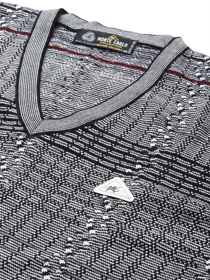 Monte Carlo Printed Woollen Pullover