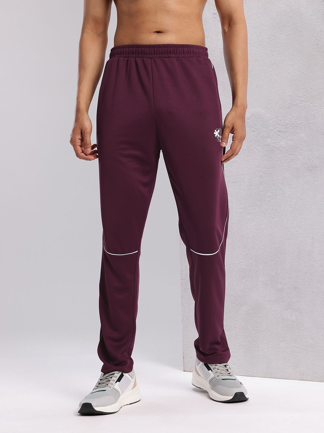 HRX by Hrithik Roshan Men Contrast Piping Rapid-Dry Running Track Pants