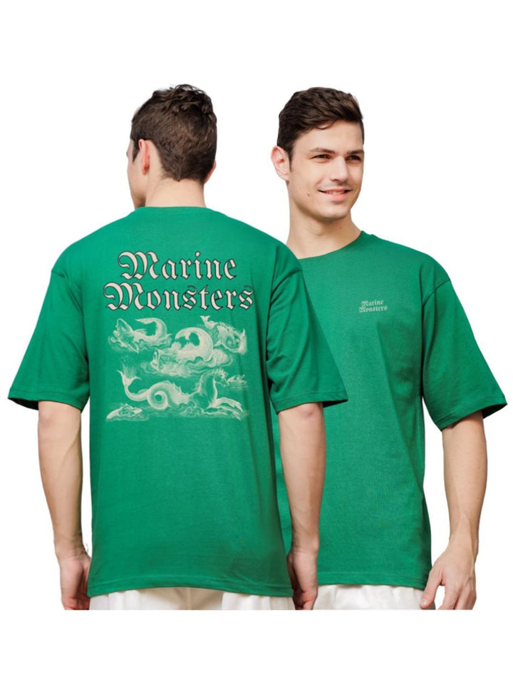 ADRO Men Typography Printed Applique T-shirt