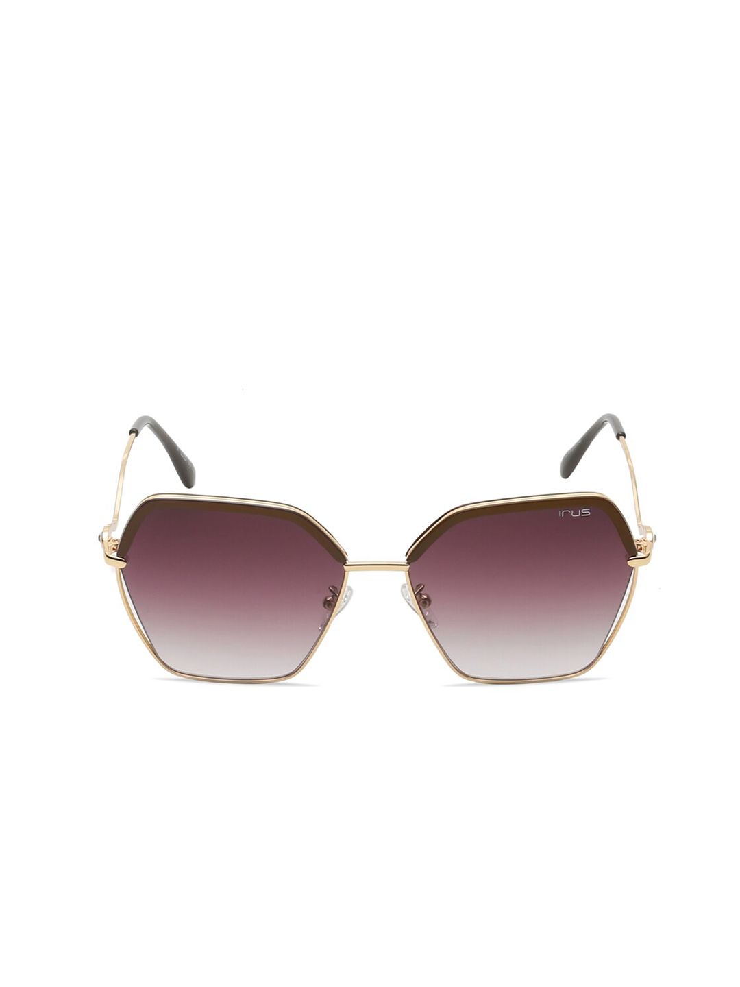 Irus oleh lensa wanita idee & cermin mata hitam aviator dengan lensa dilindungi UV IRS1161C2SG