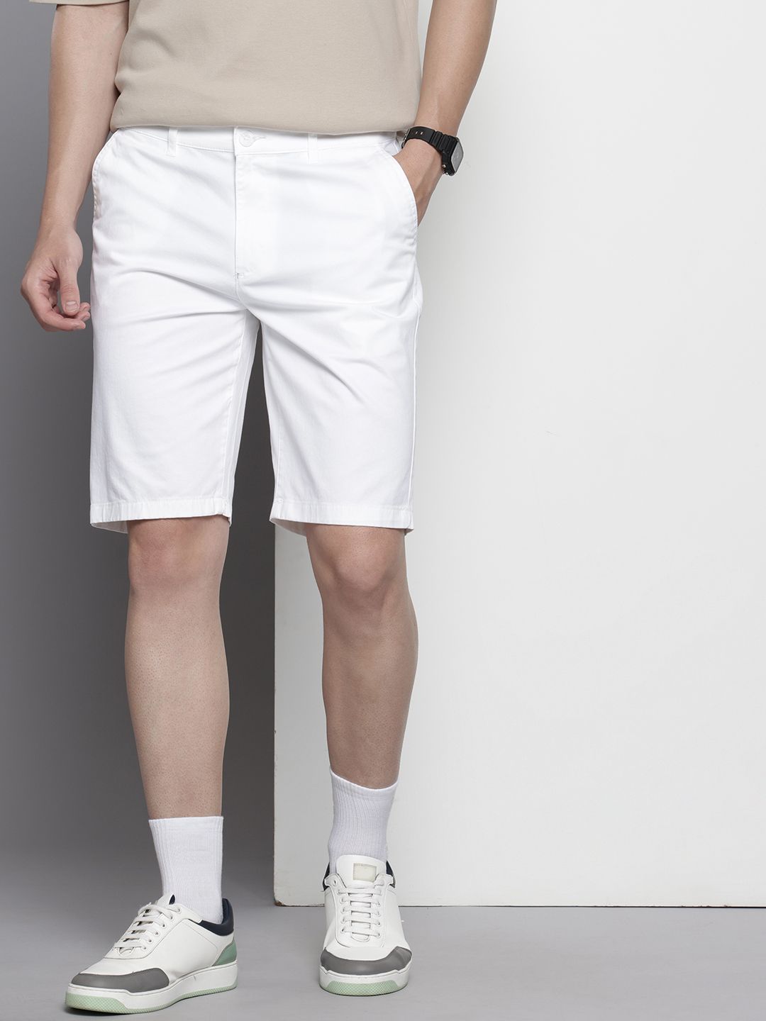 The Indian Garage Co Men Chino Shorts