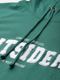 HRX by Hrithik Roshan Applique Detail Hooded Sweatshirt