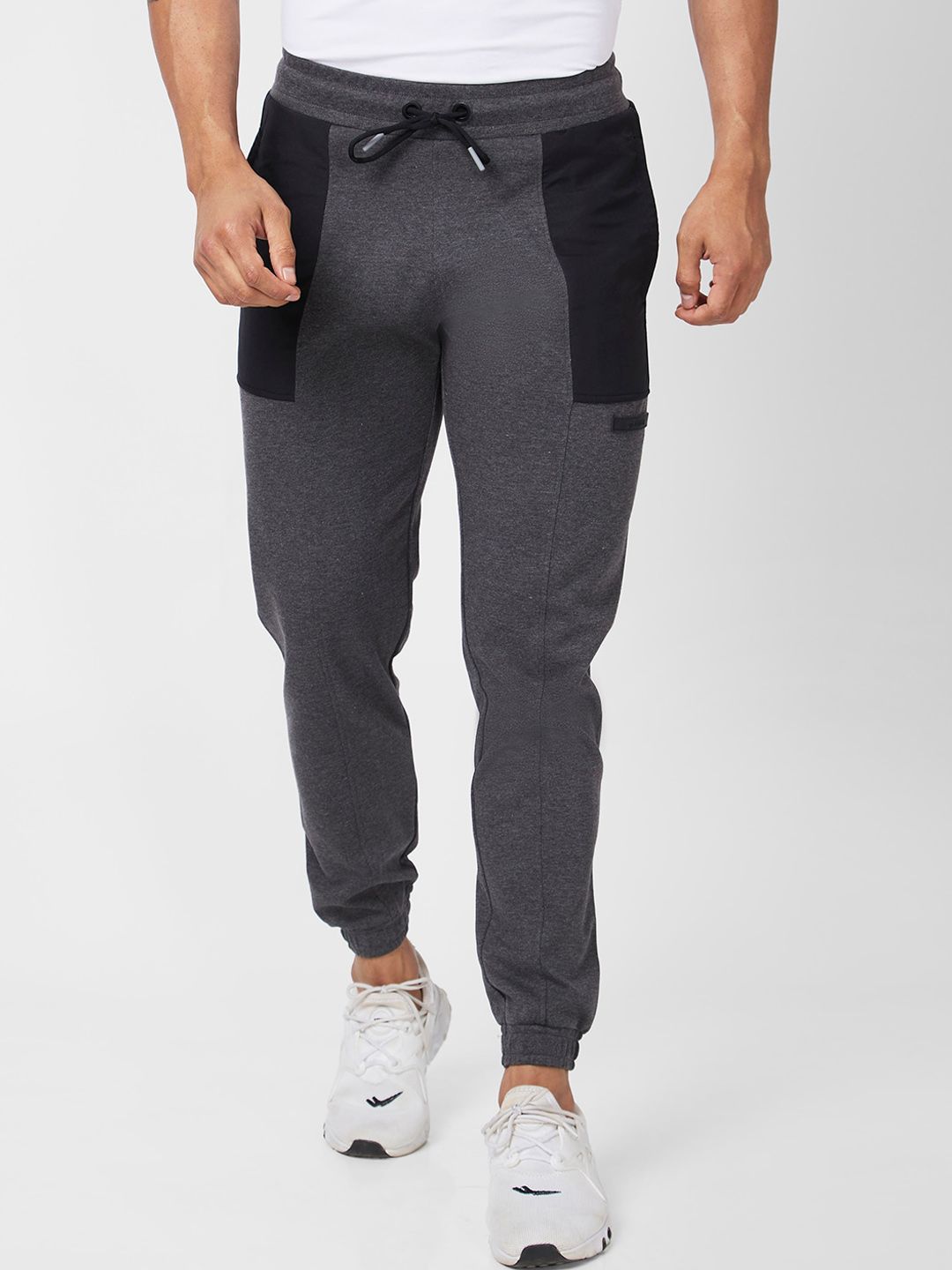 Spykar Men Mid-Rise Cotton Joggers