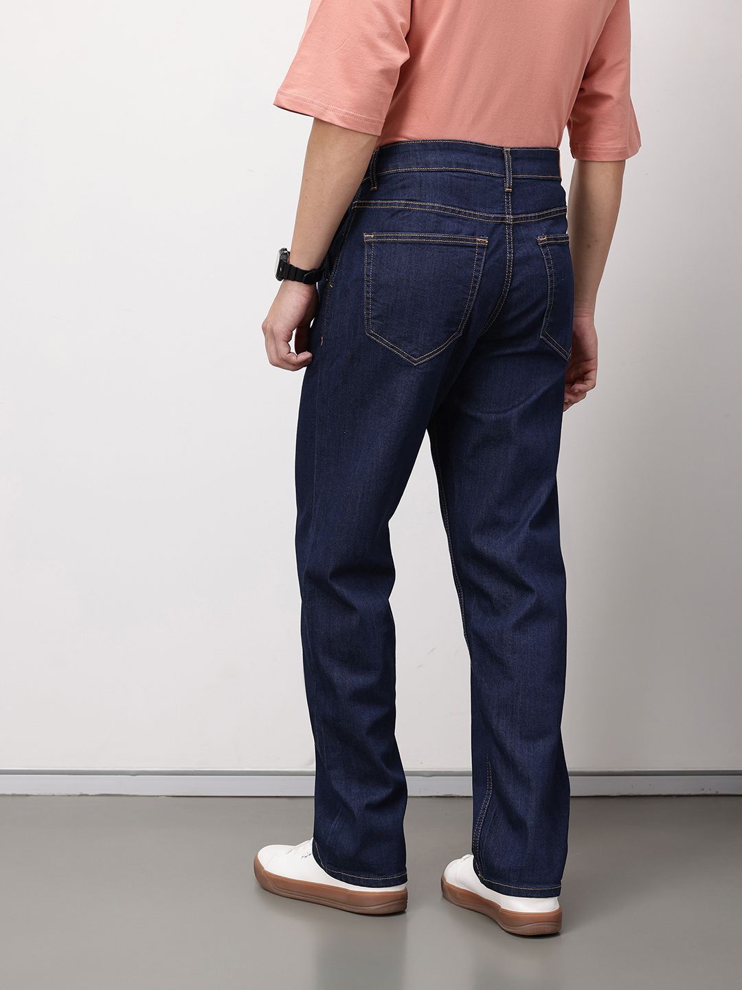ether Men 365 Essentials Straight Fit Mid-Rise Jeans