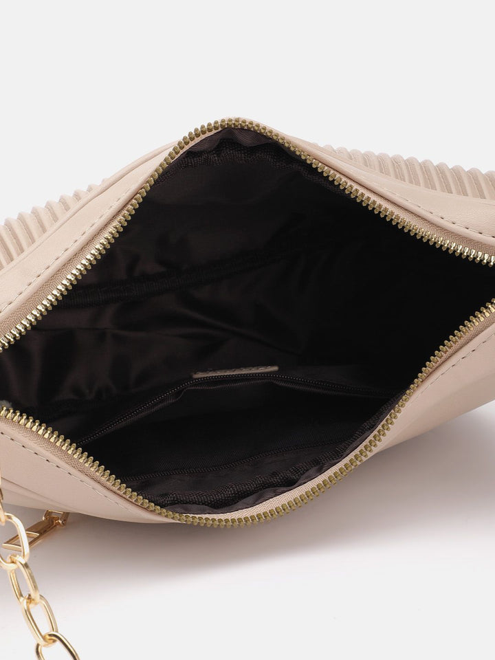 DressBerry Quilted Structured Shoulder Bag