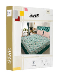 Moda Rapido X KLOTTHE Bunga Hijau 300 TC Cadar King dengan 2 Sarung Bantal