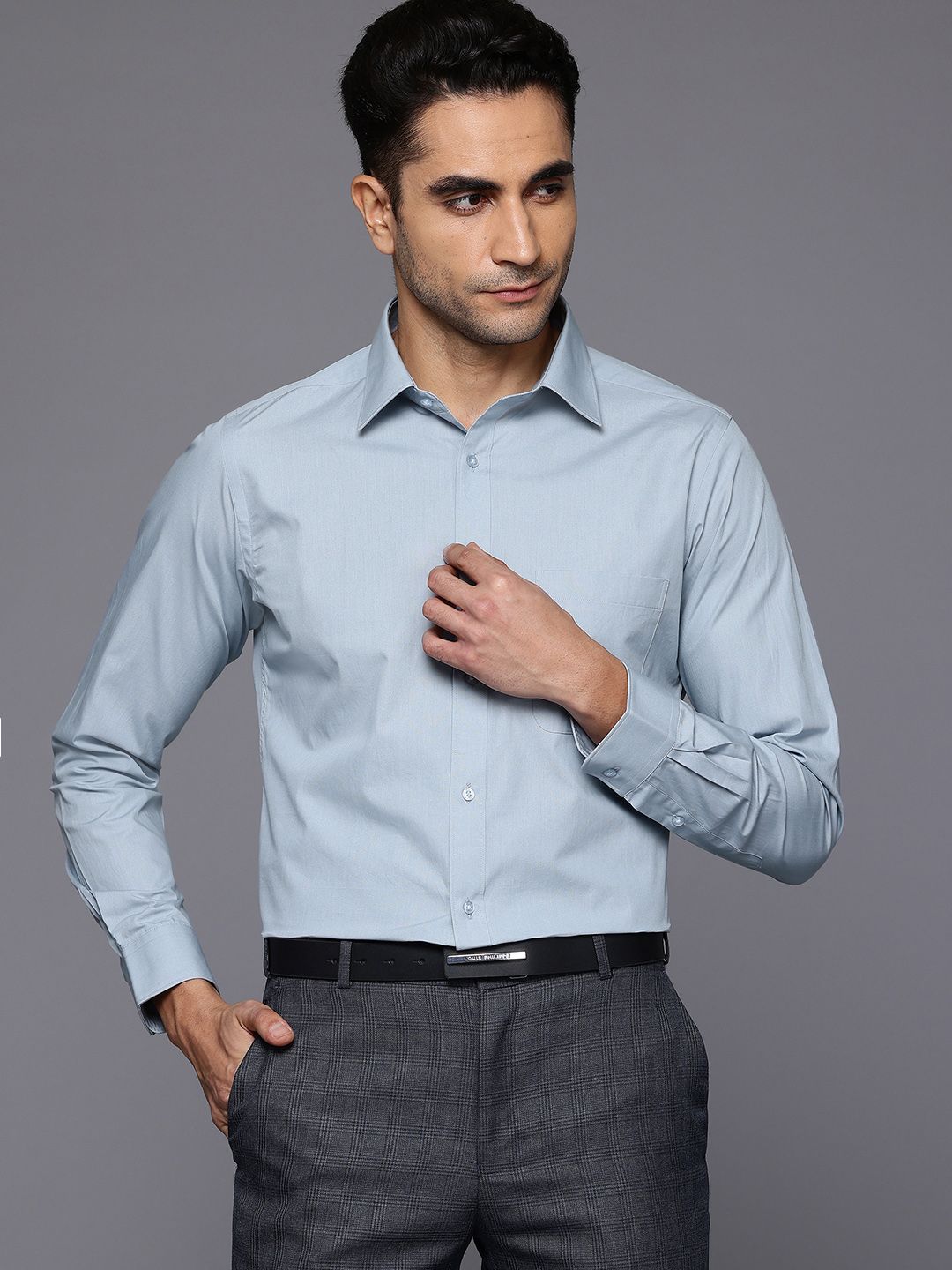Raymond Pure Cotton Slim Fit Formal Shirt
