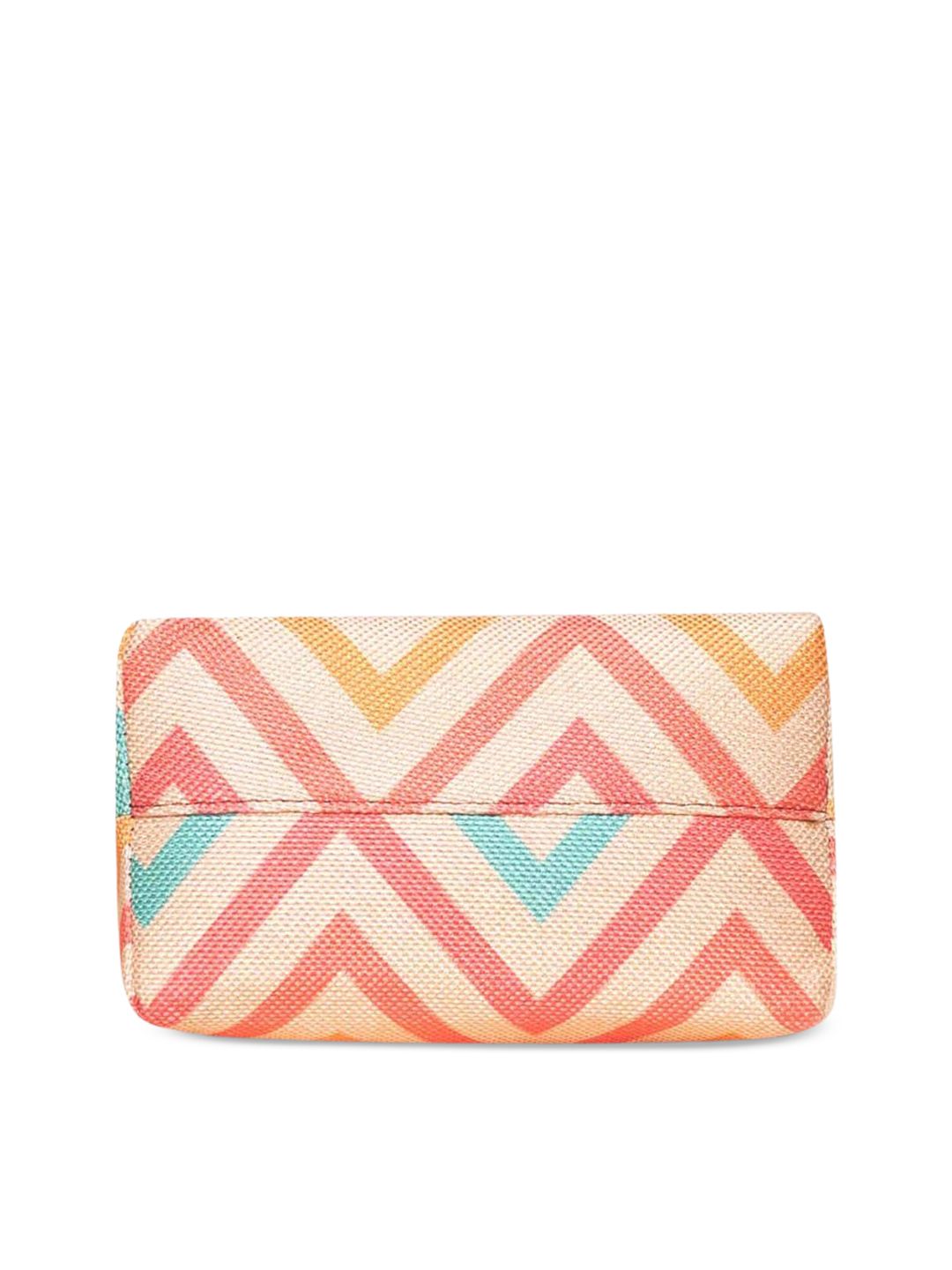 ZOUK Geometric Printed Structured Sling Bag