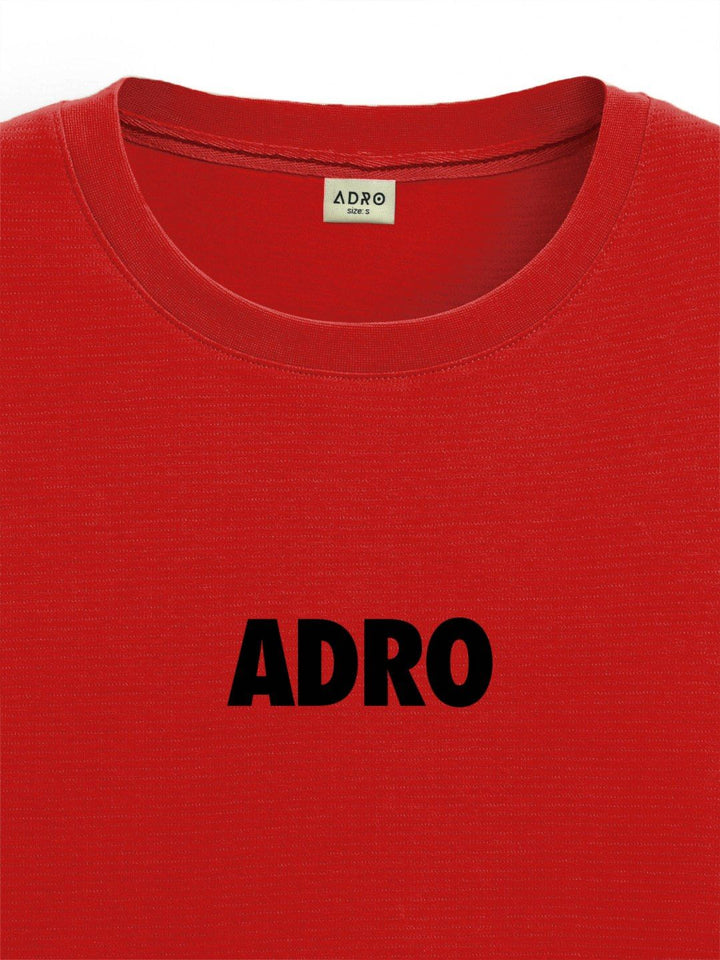 ADRO Men Printed V-Neck T-shirt