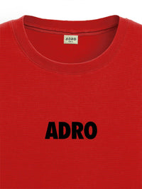 ADRO Men Printed V-Neck T-shirt