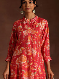 Libas Abstract Printed Regular Kurta with Salwar