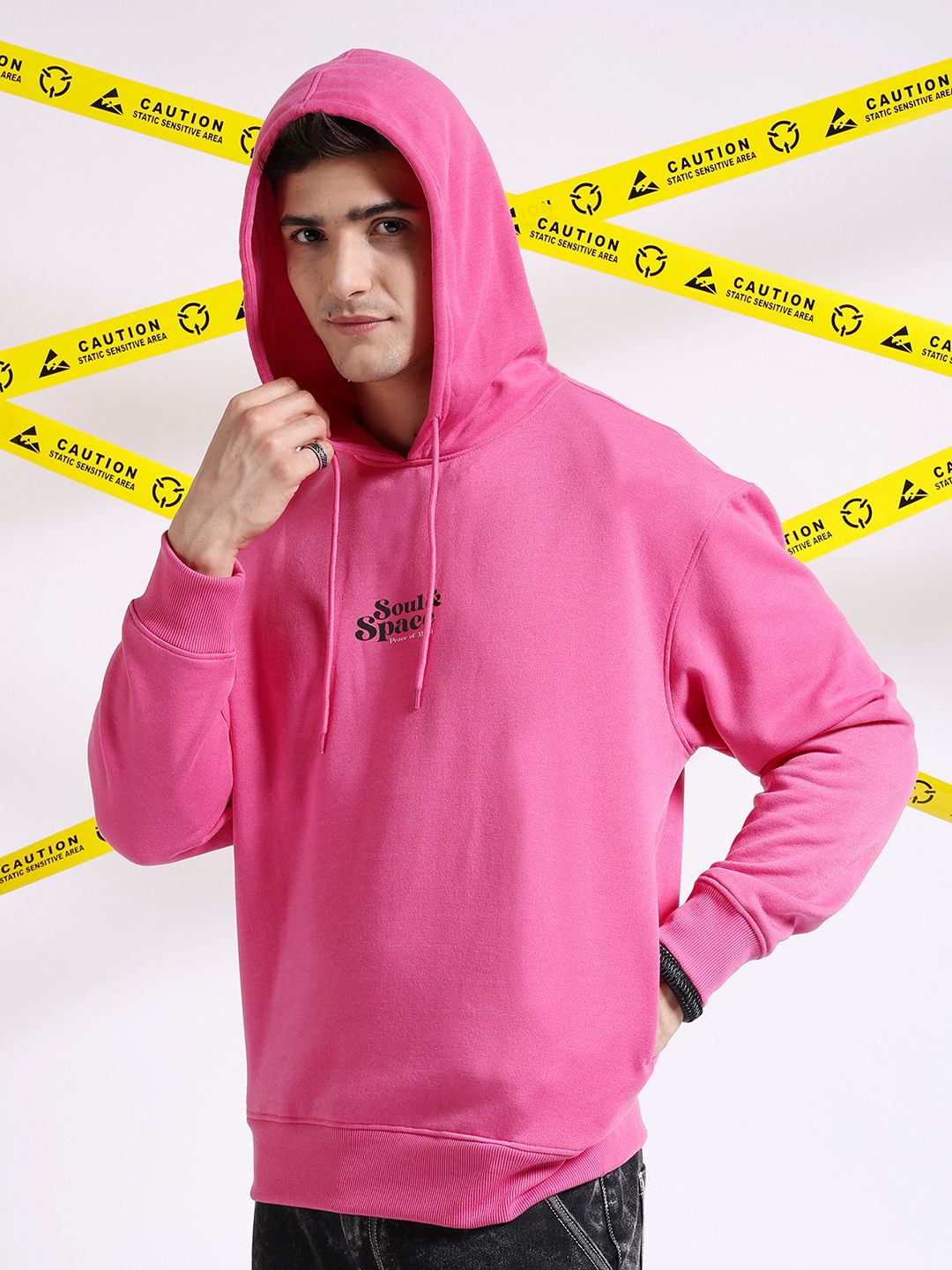 The Indian Garage Co Graphic Printed Hooded Pullover
