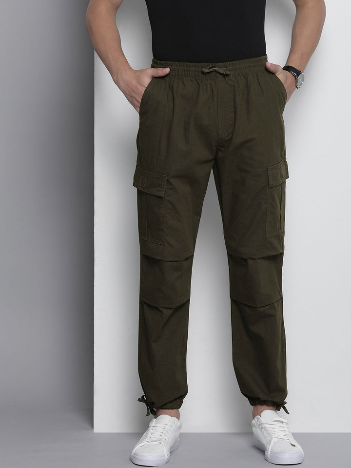 The Indian Garage Co Loose Fit Cargos Trousers