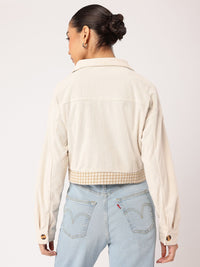 DressBerry Y2K Revival Houndstooth Crop Tailored Jacket