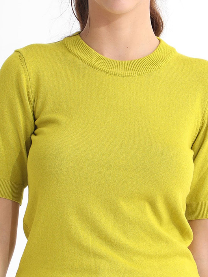 RAREISM Round Neck Knitted Pullover