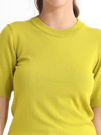 RAREISM Round Neck Knitted Pullover