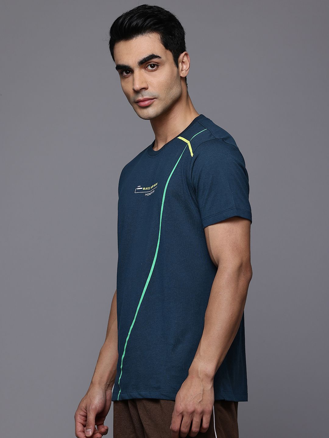 HRX by Hrithik Roshan Typography Printed T-shirt