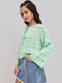 DressBerry Flutter Falls Tiered A-Line Top