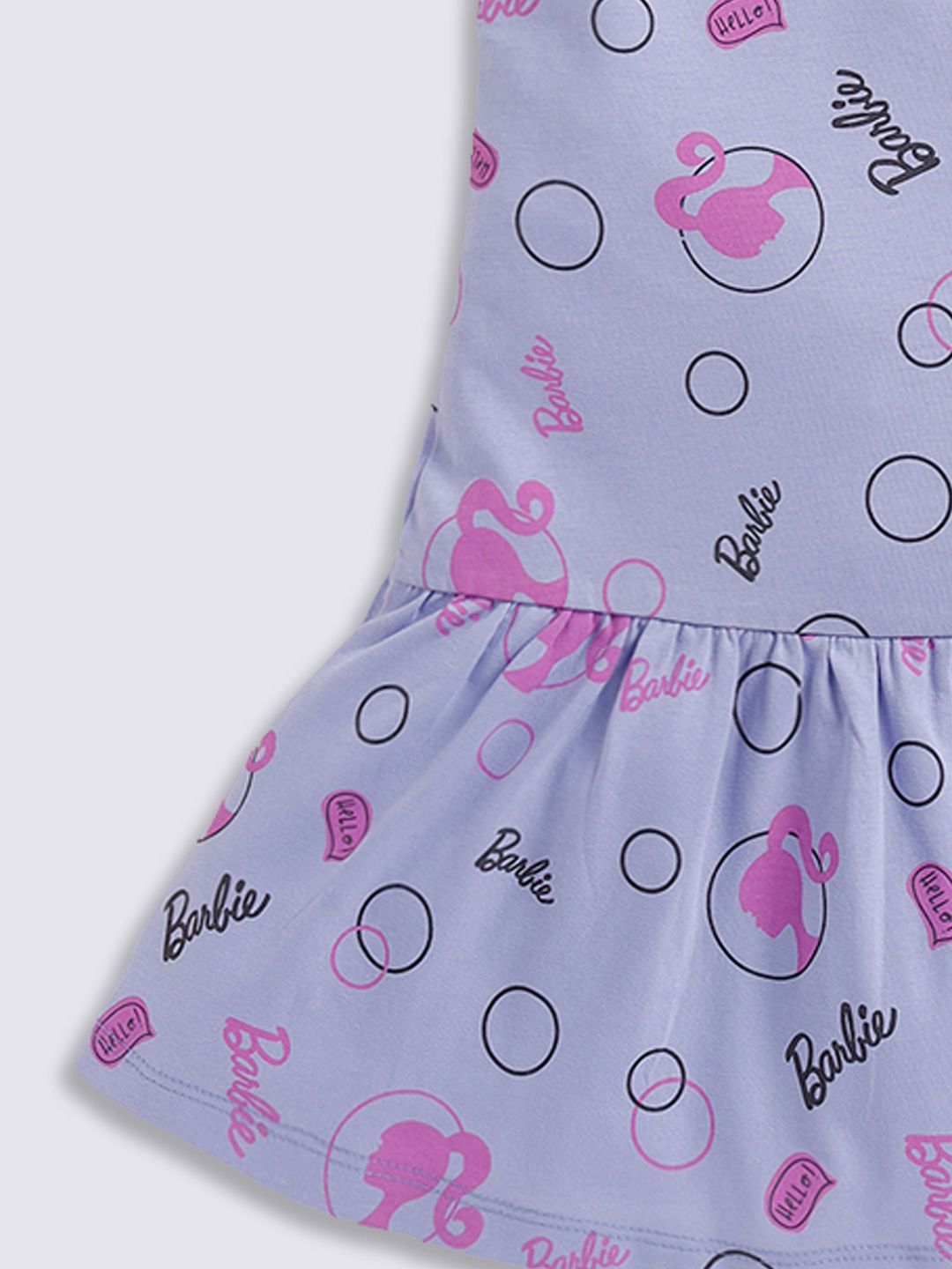 Happy Faces Pure Cotton Brabie Print A-Line Dress